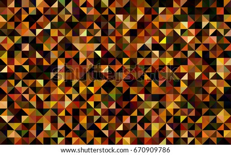Light Multicolor, Rainbow vector polygonal template. Triangular geometric sample with gradient.  Triangular pattern for your business design.