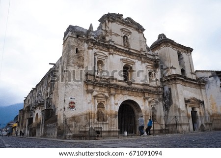 Historic Old Town Of Antigua Guatemala UNESCO World Heritage Listed 