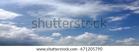 Blue sky clouds. Beautiful blue sky with white clouds background. Sky white clouds.