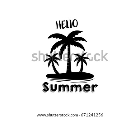 Hello Summer vector Illustration