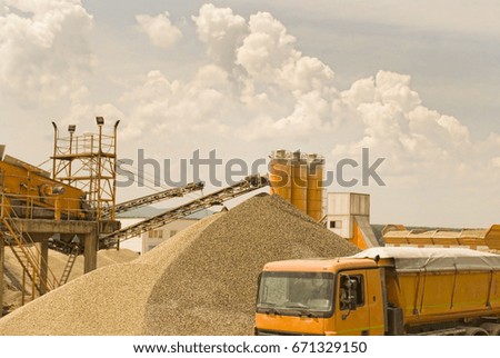 Stone quarry - excavating sand building materials company