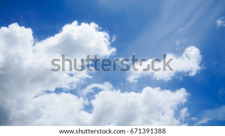 blue sky with clouds. can be used as background.