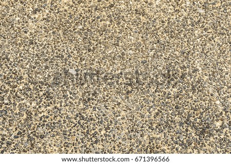 Pebbles stone floor texture background