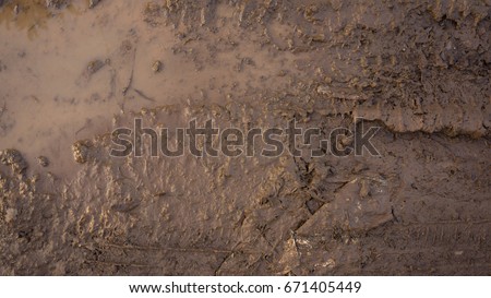 Mud texture background Royalty-Free Stock Photo #671405449