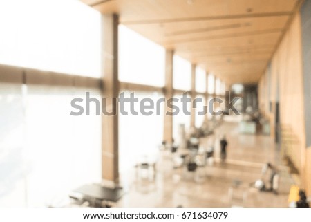 Abstract blur beautiful luxury hotel and lobby interior for background