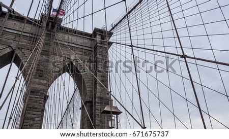 Brooklyn bridge detail