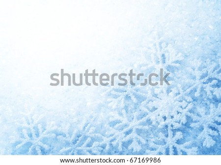 Winter Snow Background.Snowflakes