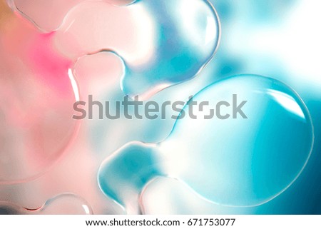 Water drops on abstract background