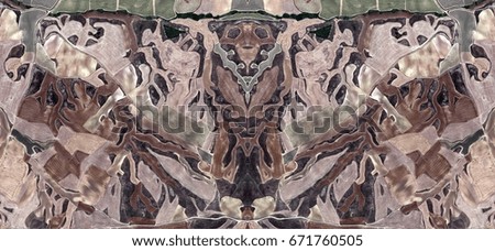 Worms hidden underground, Tribute to Dalí, abstract symmetrical photograph of Spain fields from the air ,artistic representation of human labor camps, aerial view,abstract expressionism,mirror effect,