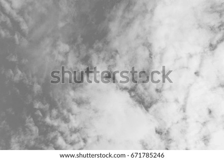 Vintage white light sky with clouds