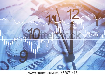 time is money concept, business and finance, inflation Royalty-Free Stock Photo #672071413