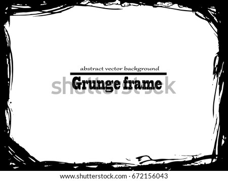 Grunge Frame. Vector Illustration.