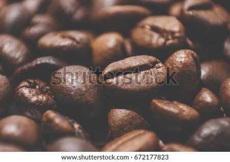 roasted coffee beans, can be used as a background. Close up