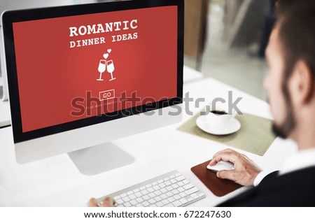 Romantic Dinner Ideas Romance Love Website Concept