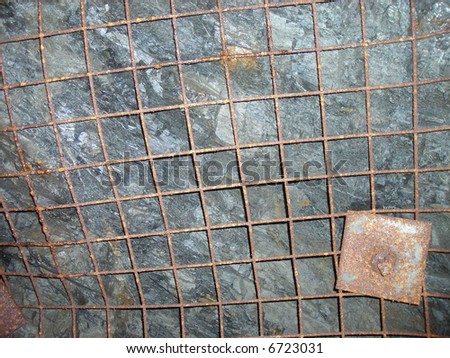 Solid Rock Background from Old Copper Mine