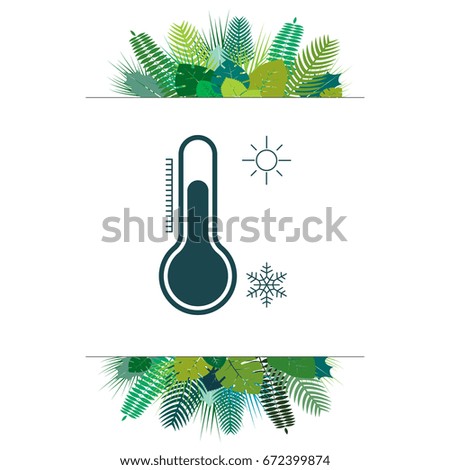 Thermometer icon, vector illustration