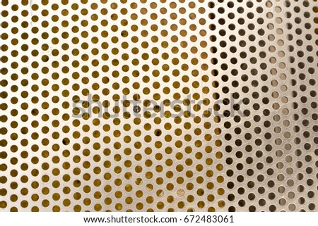 Silver metal mesh texture background.