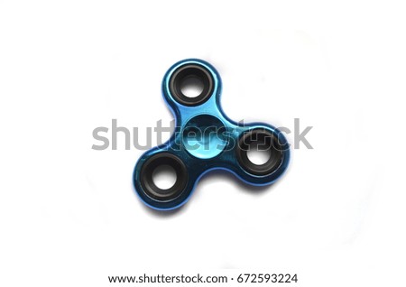 hand spinner isolated. Royalty-Free Stock Photo #672593224