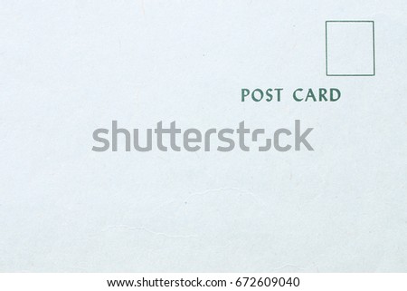 Post Card on geometric abstract graphic design