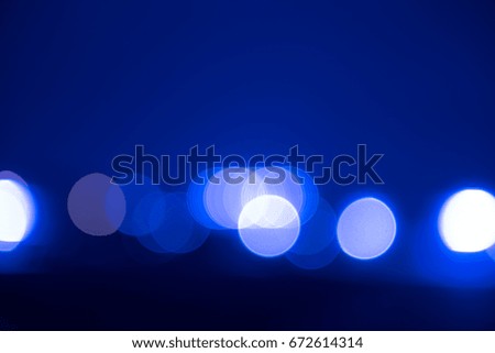 abstract blur blue bokeh background
