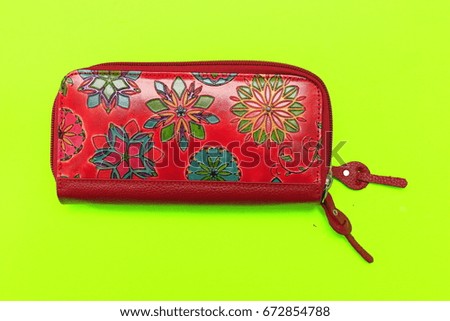 Wallet and bag chroma key