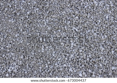 Light grey gravel (Pebble) floor texture, top view