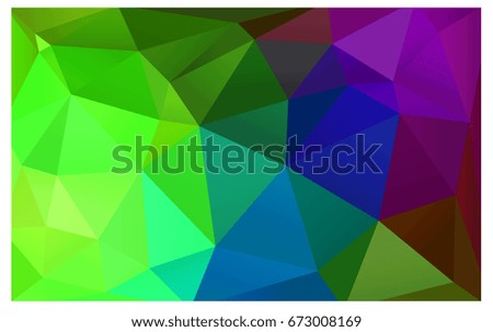 Dark Multicolor vector blurry triangle background design. Geometric background in Origami style with gradient. 