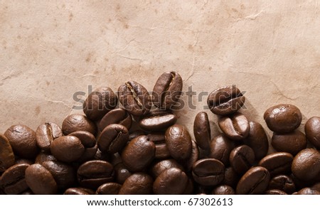 Coffee grunge background