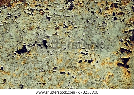 Metal texture with scratches and cracks