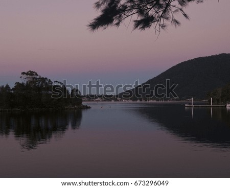 river sunrise beautiful australia peace tranquility unspoilt nature