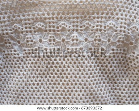 Pattern white cotton texture background.