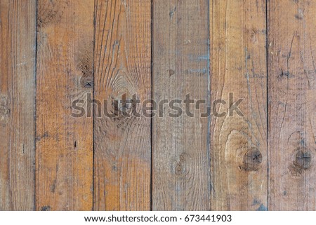 Photo of brown wooden texture, board vertically
