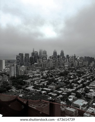 Philly in Fog