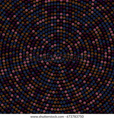 Abstract mosaic background with round shapes. EPS10