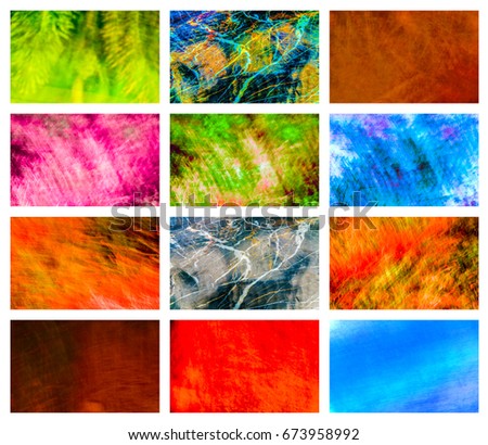 Collection of abstract backgrounds , Set of good value multiple images in 1.