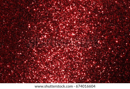 bokeh Red festive Christmas abstract background or with blank space