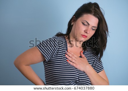 sore throat woman
