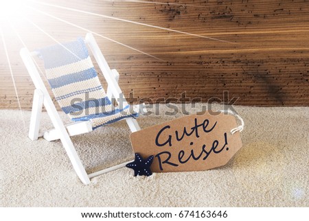 Summer Sunny Label, Gute Reise Means Good Trip