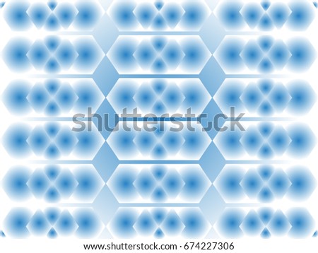 fading sky Hexagon art gradient pattern in vector