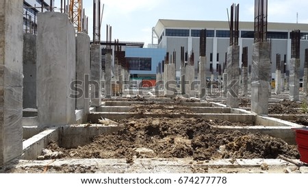 Building is under construction
 Royalty-Free Stock Photo #674277778