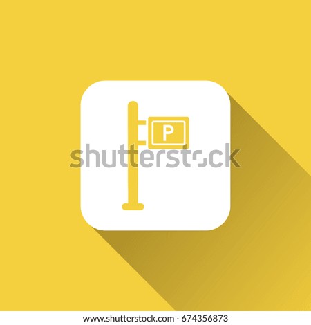 flat parking icon