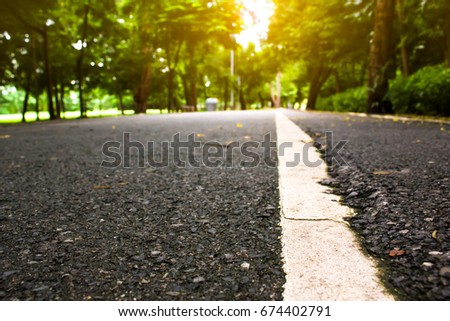 Asphalt pavement