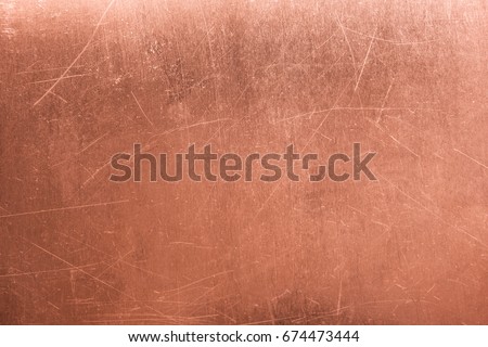 Bronze texture, metal plate as background or element for design Royalty-Free Stock Photo #674473444