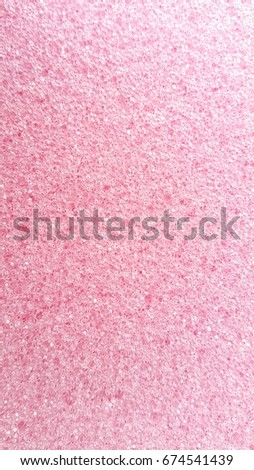 Close up Pink sponge