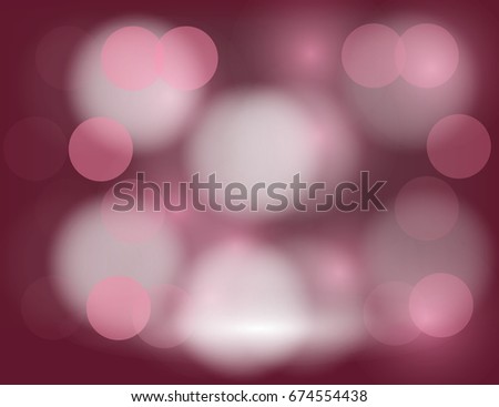 Abstract Sparkling Pink Holiday Background bokeh effect. 