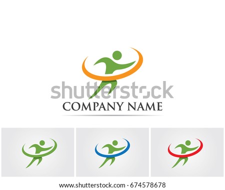 people care health life logo and symbols