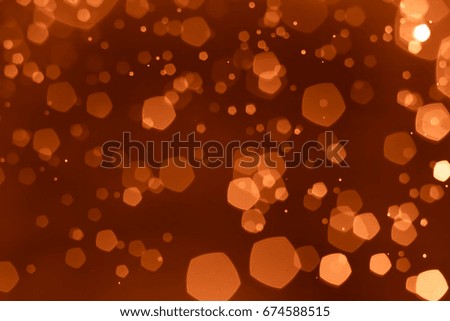 abstract bokeh background orange color
