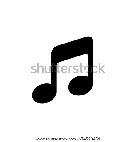 Music note icon in trendy flat style isolated on background. Music note icon page symbol for your web site design Music note icon logo, app, UI. Music note icon Vector illustration, EPS10.