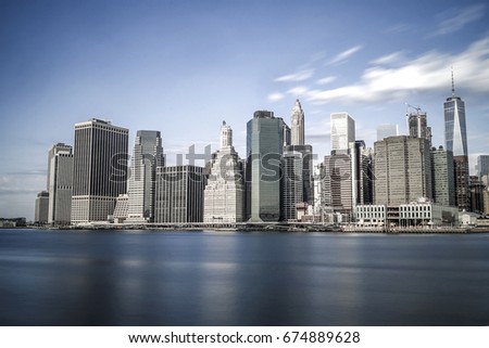 Manhattan View from Brooklyn Heights
