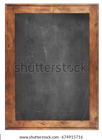 A white chalk on Empty Chalk board BackgroundBlank.Blackboard Background.Blackboard texture. Chalkboard or School board use for background 
